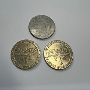 Vintage Dollar Gaming Tokens